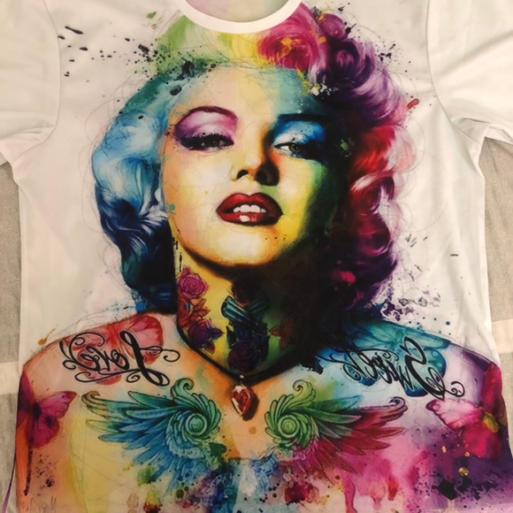 COPY - COPY - Men’s Marilyn Monroe T-Shirt - Picture 2 of 2